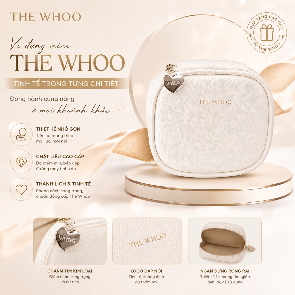 Ví đựng mini The Whoo — quà tặng khảo sát